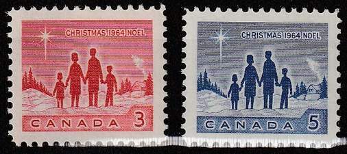 Canada Postfris 1964 Mnh 379-380 - Kerstmis / Christmas