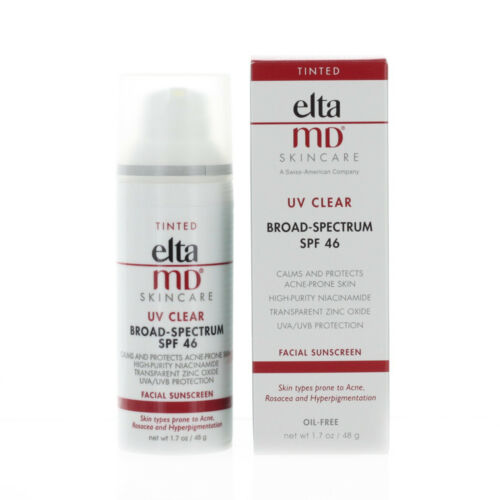 Elta Md Uv Clear Broad Spectrum Spf 46 Facial Sunscreen 1.7oz Tinted  New Fast