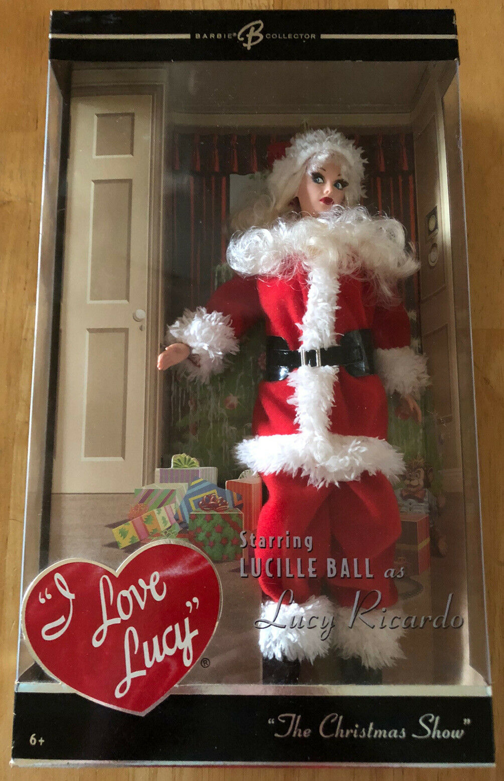 I Love Lucy Barbie Collection “the Christmas Show” Lucy Ricardo As Santa Nrfb